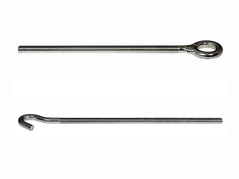 Крюк с метрической резьбой м6х 70 (1шт)ф