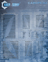 Рекламный стенд 5 "САМОРЕЗЫ" 70х90см