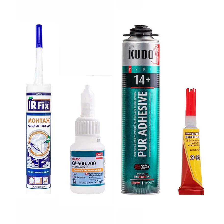 Клей-пена универсальная, профессиональная всесезонная, конструкционная SUPERBLITZ HT, 1000 мл (1шт)