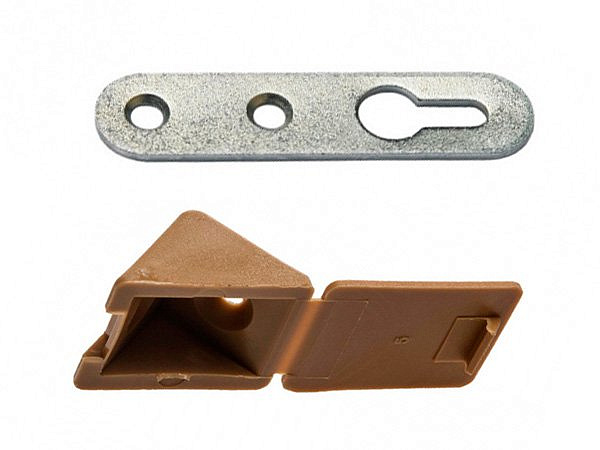 Подпятник под торец ДСП 18х33 (500шт)