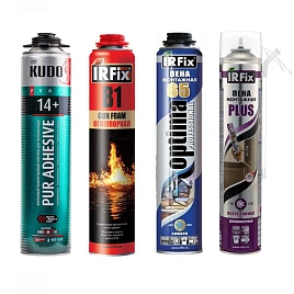 Монтажная пена: купить оптом и в розницу по выгодным ценам в Москве в интернет-магазине Креп-Комп