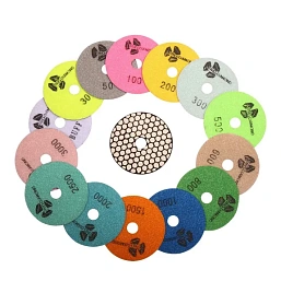 Круги шлифовальные алмазные гибкие "Черепашка" 