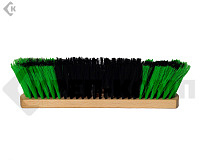 Щётка для пола искуственная щетина двухцветная 280х50х16 122 пучка d3 бук воск