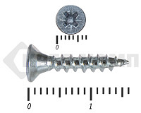 Саморез белый цинк POZY 3х16 Фасовка (5000шт)