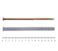 Дюбель-гвоздь борт потайной 10х160 Tech-KREP SM-L (50 шт)