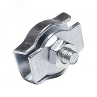 Зажим канатный одинарный Simplex цинк 5мм (1500шт)