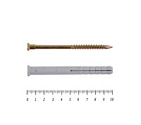 Дюбель-гвоздь борт потайной 10х100 Tech-KREP SM-L (50 шт)