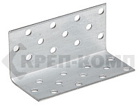 Крепёжный уголок равносторонний KUR  40х40х80х2.0мм (100шт)