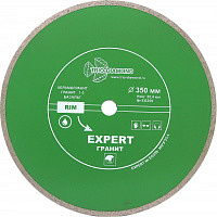 Диск алмазный отрезной 350*25,4 Сплошной Эксперт Гранит hot press (1 шт.)