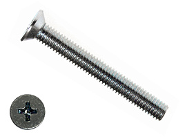 Винты потайные (DIN 965), нержавеющие