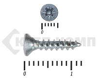 Саморез белый цинк POZY 2,5х12 (60000шт)