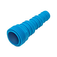 Переходник-соединитель штуцерный пластиковый, внешняя резьба, 3/4" для шланга 1/2-3/4" , (шт.)