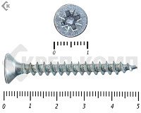Саморез белый цинк POZY 6х 50 (20шт)