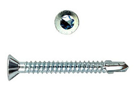 Саморезы "Конструкционные" (Флюгельные) с ушками покрытие RUSPERT 